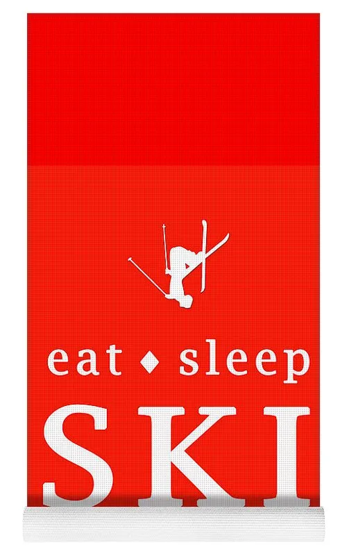 Eat Sleep SKI - Yoga Mat