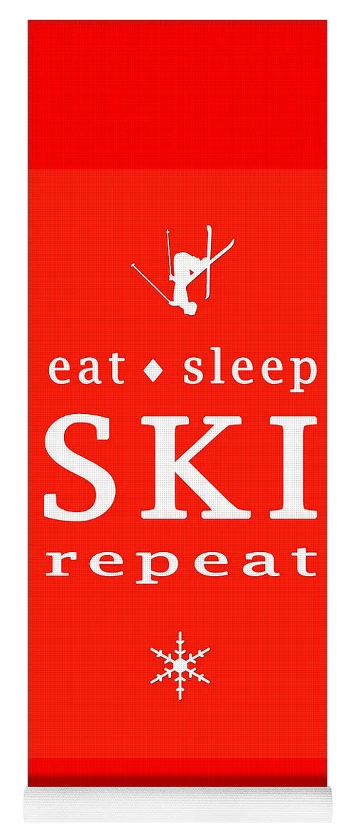 Eat Sleep SKI - Yoga Mat