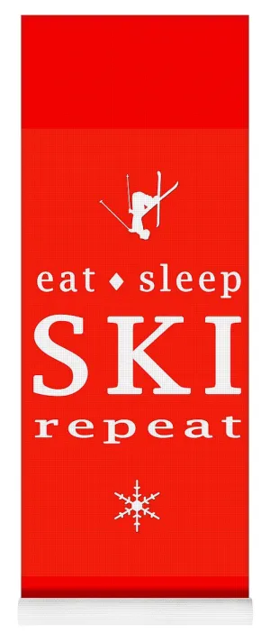 Eat Sleep SKI - Yoga Mat