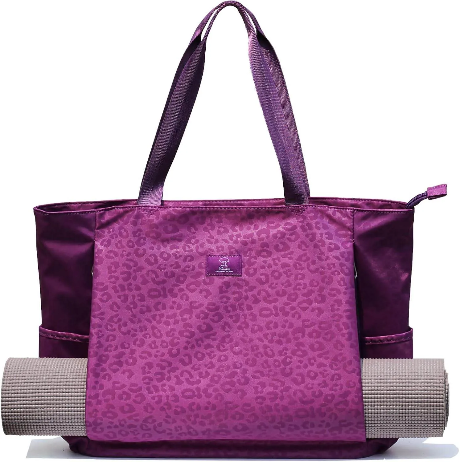 ESVAN Yoga Mat Bag Yoga Tote Carrier Shoulder Bag Carryall Tote for Office,Yoga,Pilates,Travel,Beach and Gym