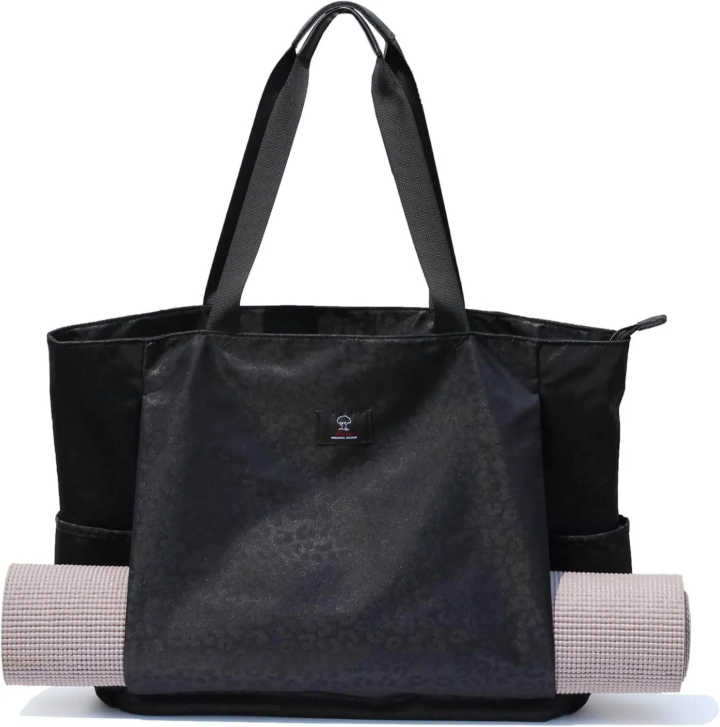 ESVAN Yoga Mat Bag Yoga Tote Carrier Shoulder Bag Carryall Tote for Office,Yoga,Pilates,Travel,Beach and Gym