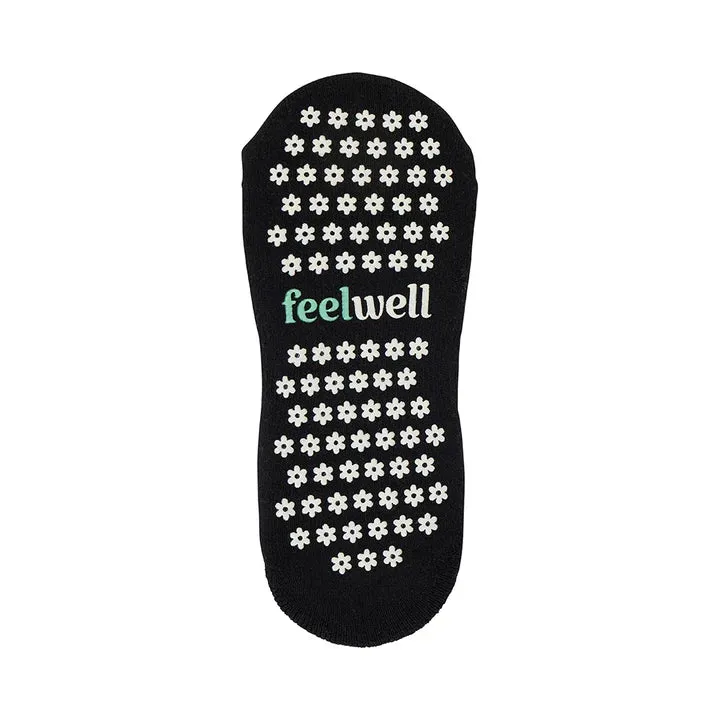 Feel Well Pilates Socks | Black