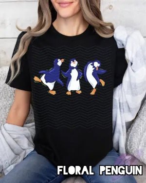 Floral Penguin Unisex Shirt