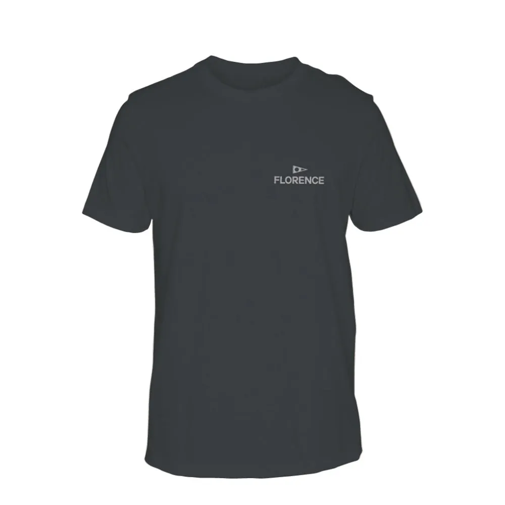 FLORENCE MARINE X CREW T-SHIRT CHARCOAL