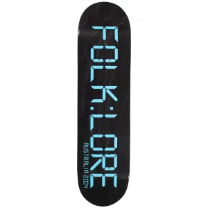 Folklore - Clock Blue 8.25 Skateboard Deck
