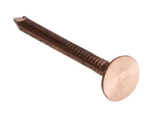 Forgefix Multi-Purpose Clout Nails Copper 30 X 2.65Mm (1Kg Bag)