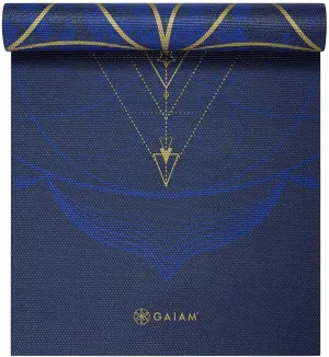 Gaiam Yoga Mat - Premium 6mm Print Reversible Extra Thick Non Slip Exercise & Fitness Mat for All Types of Yoga, Pilates & Floor Workouts (68" x 24" x 6mm Thick)