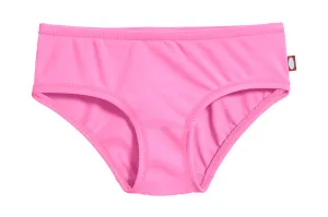 Girls UPF 50  Swimming Briefs | Medium Pink