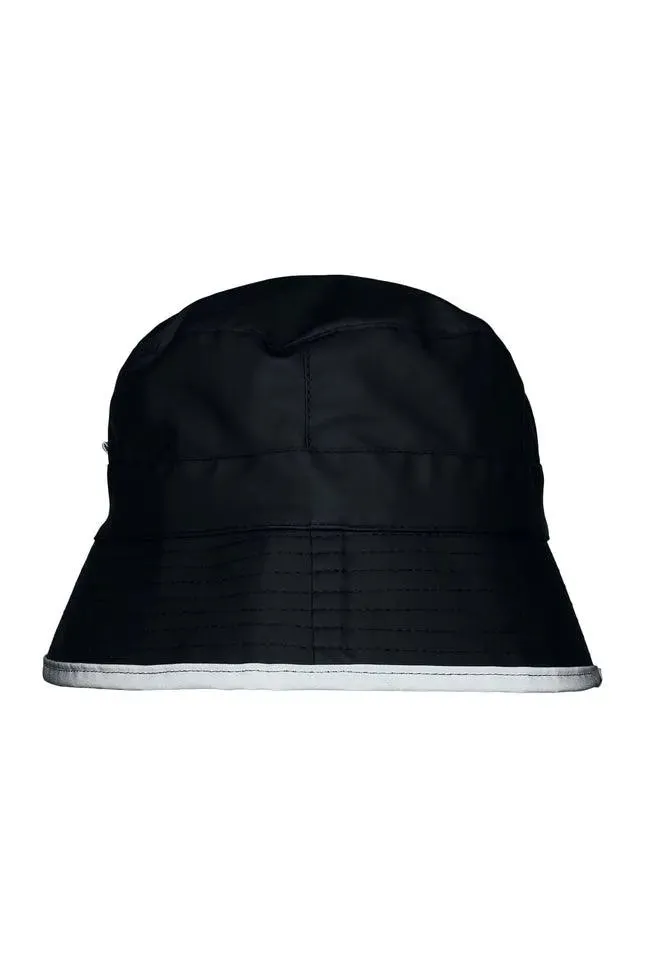 Gorro Bucket Rains Black Reflective