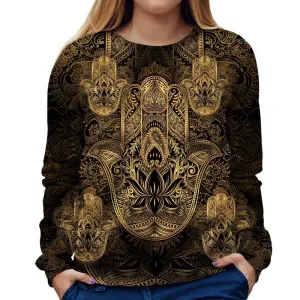 Hand Of Fatima Women Sweatshirt