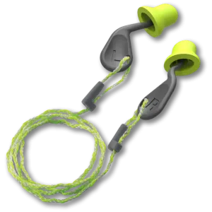 HexArmor simpleFit® disposable guided earplugs, corded (box of 48)