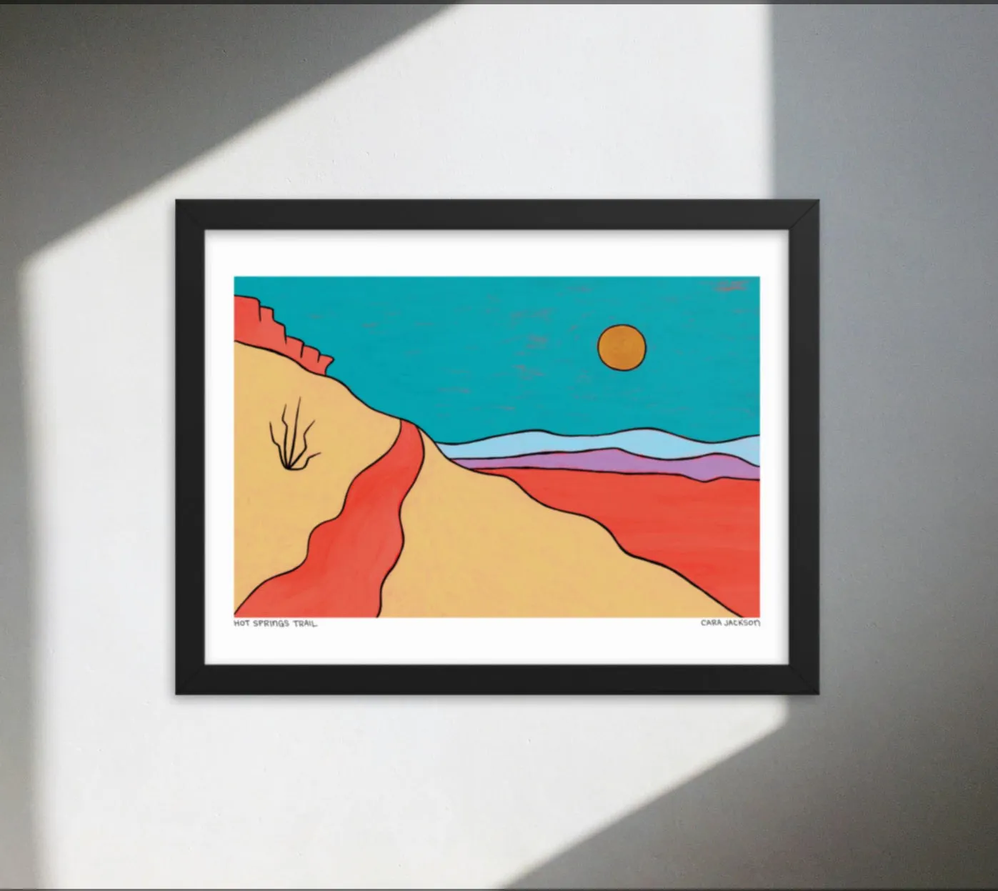 Hot Springs Trail Print