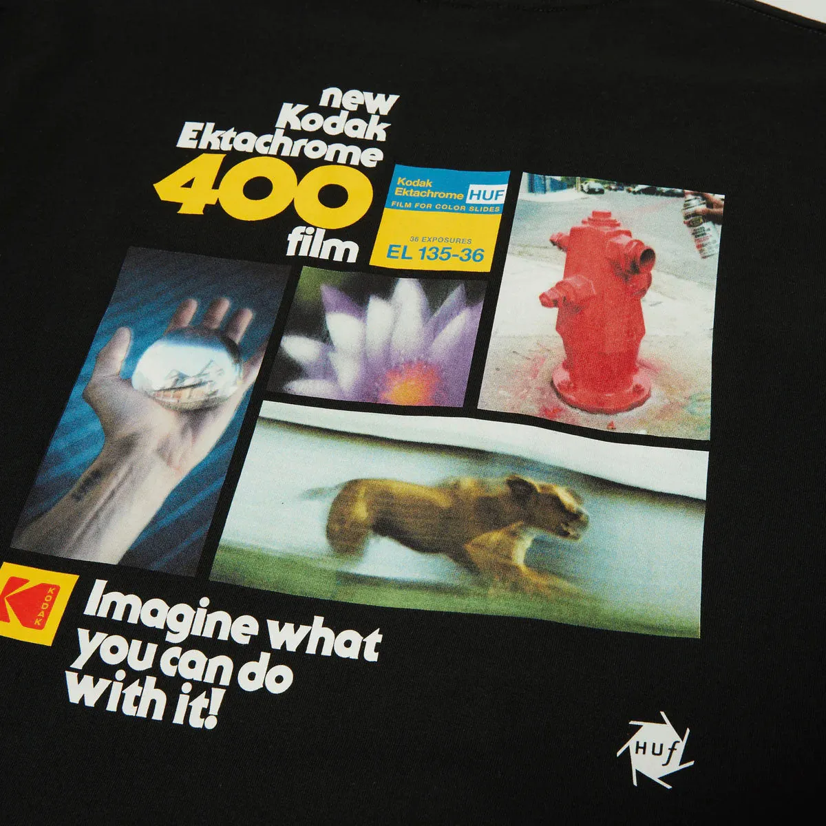 Huf - Kodak Imagine What Tee Black