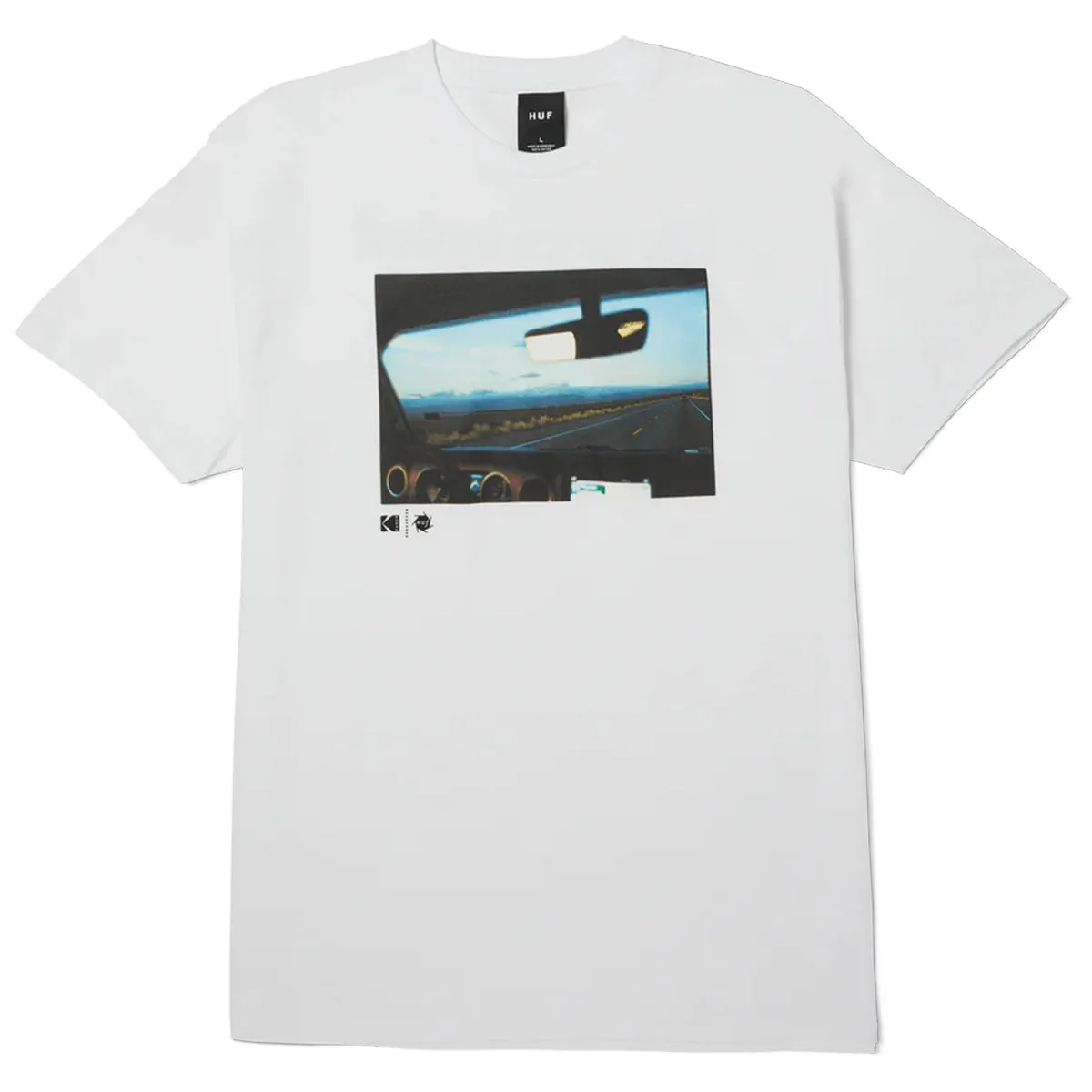 Huf - Kodak Rear View Tee White