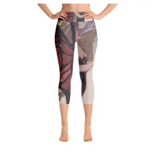 Inconstancy Butterfly Yoga Capris