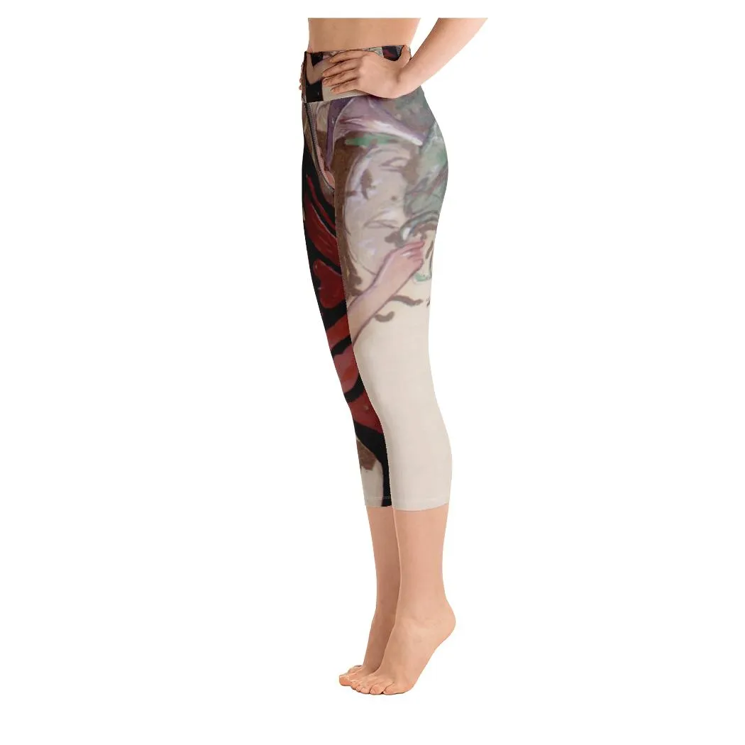 Inconstancy Butterfly Yoga Capris