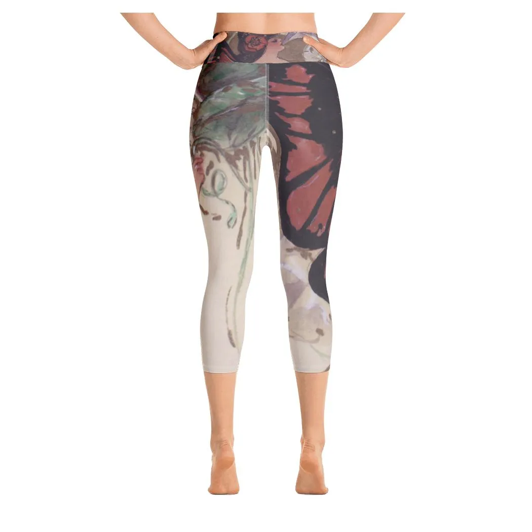 Inconstancy Butterfly Yoga Capris