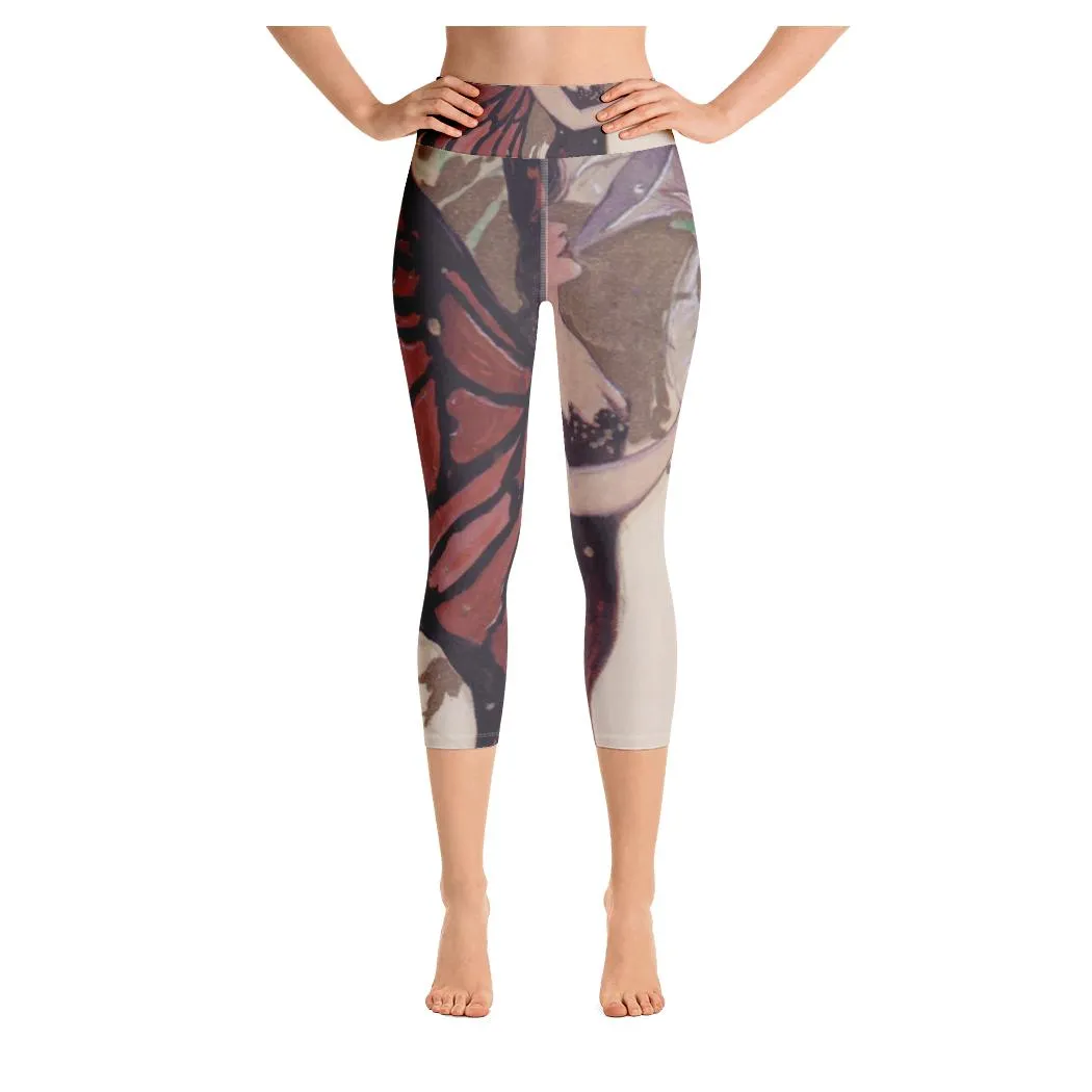 Inconstancy Butterfly Yoga Capris