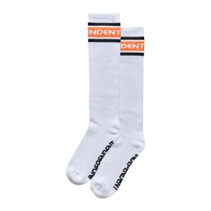 Independent Truck Co. B/C Groundwork Tall White Socks