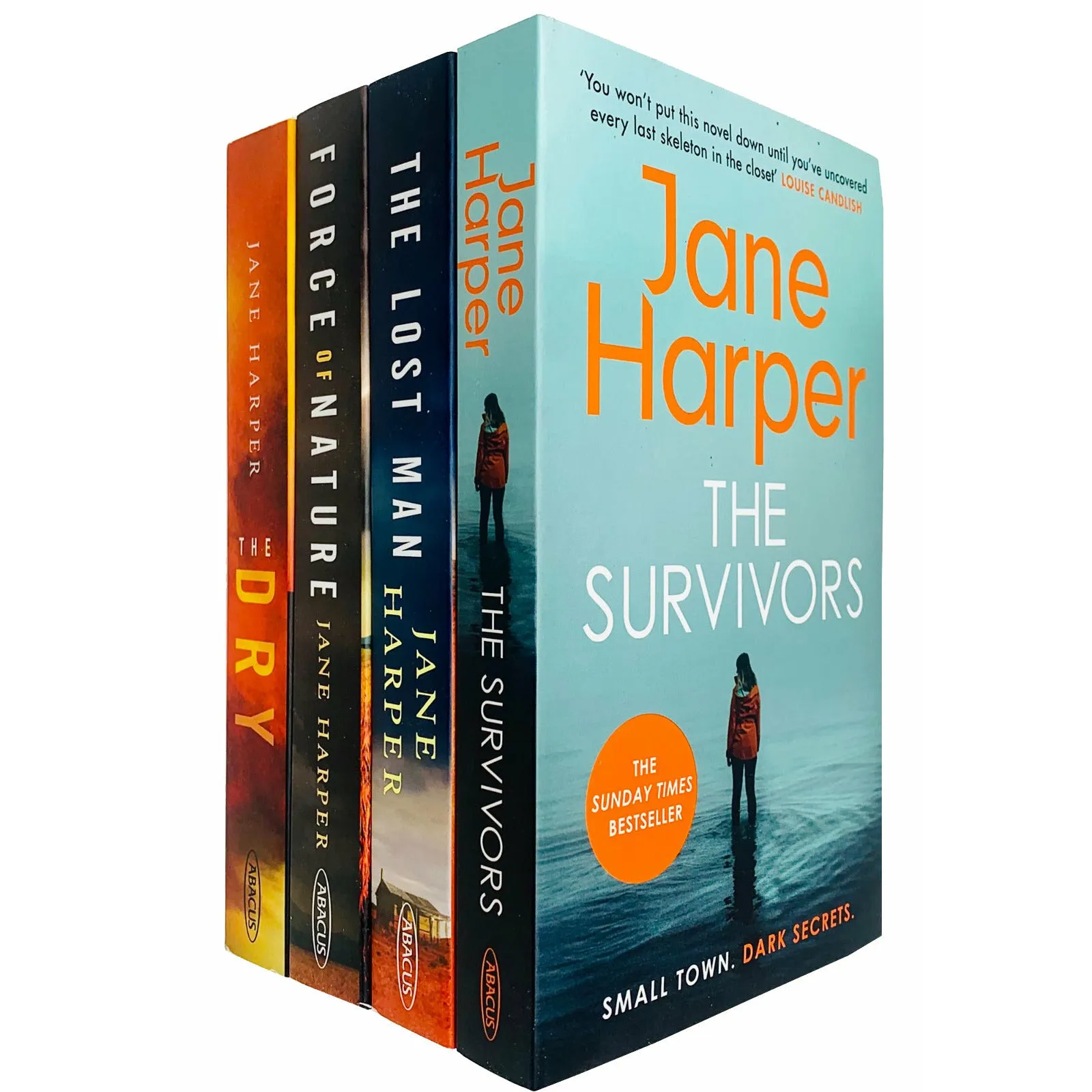 Jane Harper Collection 4 Books Set Lost Man, Force of Nature, Dry, The Survivors