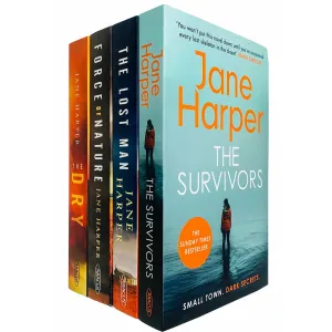 Jane Harper Collection 4 Books Set Lost Man, Force of Nature, Dry, The Survivors