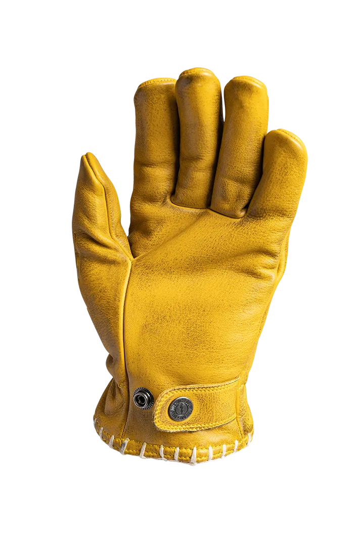 JOHN DOE COYOTE GLOVES YELLOW EMBOSSED. CE godkjente mc hansker.