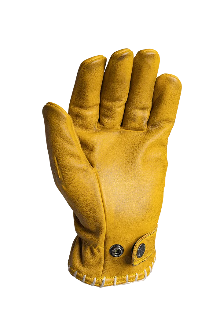 JOHN DOE COYOTE GLOVES YELLOW EMBOSSED. CE godkjente mc hansker.
