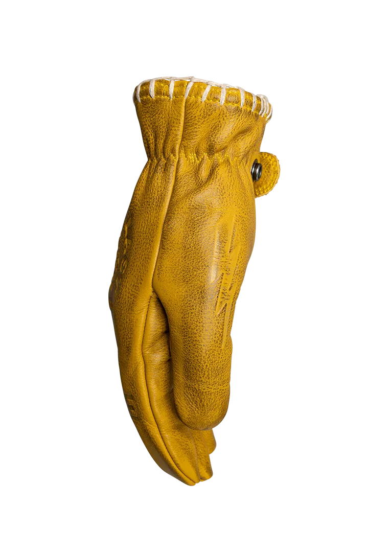 JOHN DOE COYOTE GLOVES YELLOW EMBOSSED. CE godkjente mc hansker.
