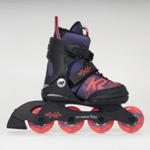 K2 Marlee Junior Inline Skates - Purple / Coral