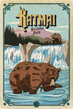 Katmai National Park Poster