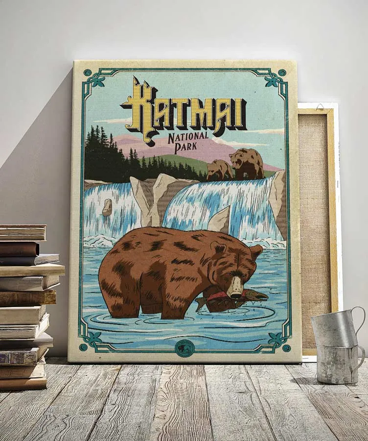 Katmai National Park Poster