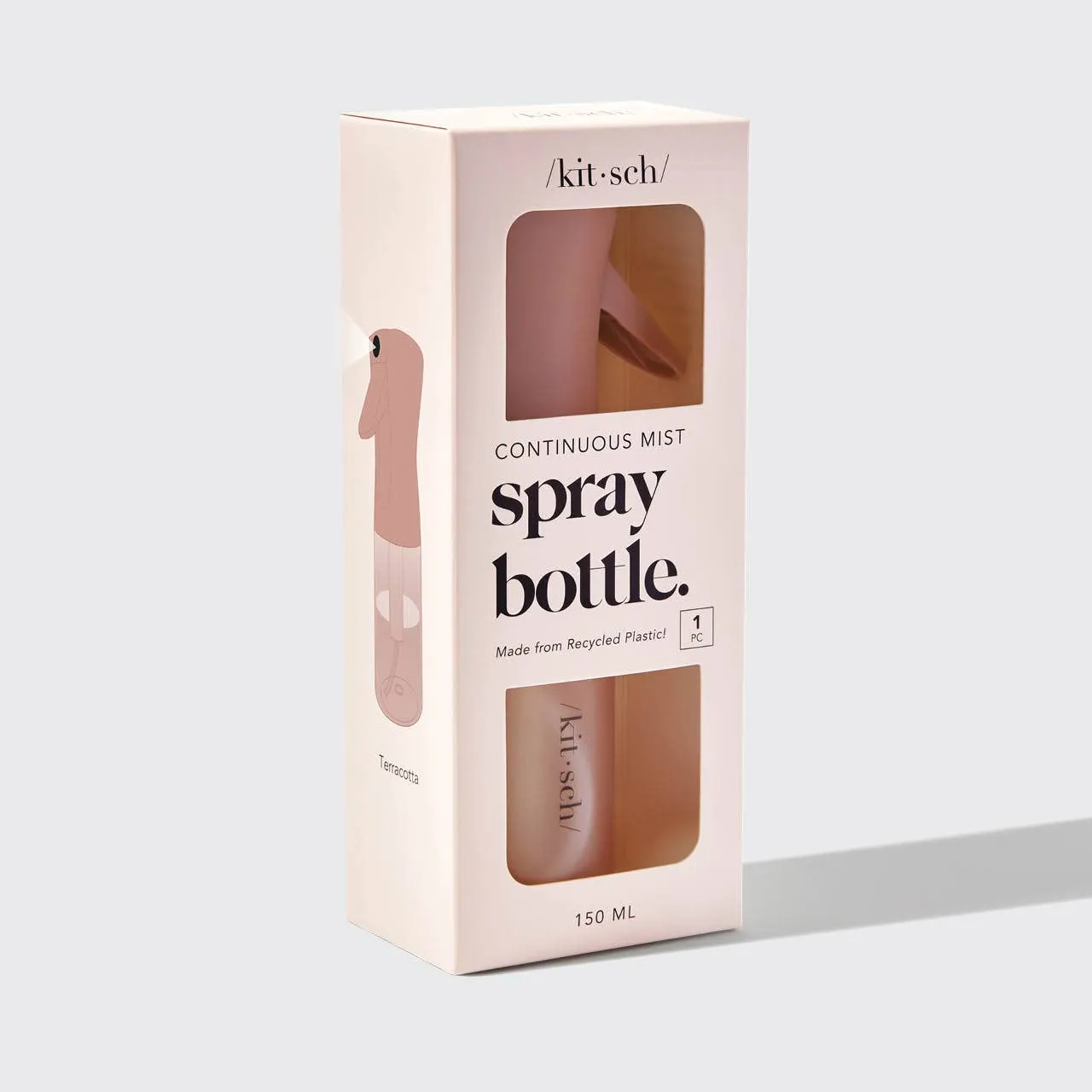 KITSCH Recycled Plastic Continuous Spray Bottle - Terracotta