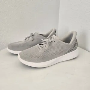 Kizik Men's Size 13 WIDE Athens Slate Gray Sneakers Lace Up Hands Free Shoes