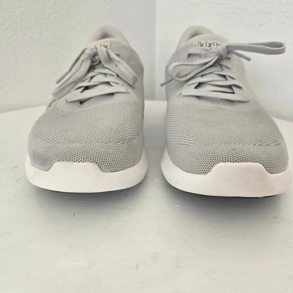 Kizik Men's Size 13 WIDE Athens Slate Gray Sneakers Lace Up Hands Free Shoes