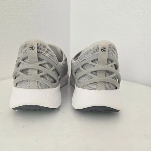 Kizik Men's Size 13 WIDE Athens Slate Gray Sneakers Lace Up Hands Free Shoes