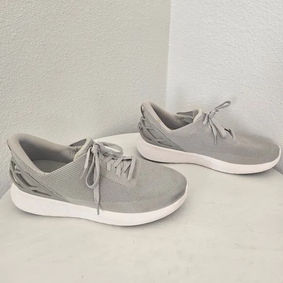 Kizik Men's Size 13 WIDE Athens Slate Gray Sneakers Lace Up Hands Free Shoes