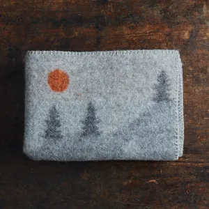 Lambswool Hike Baby Blanket/Swaddle - Grey