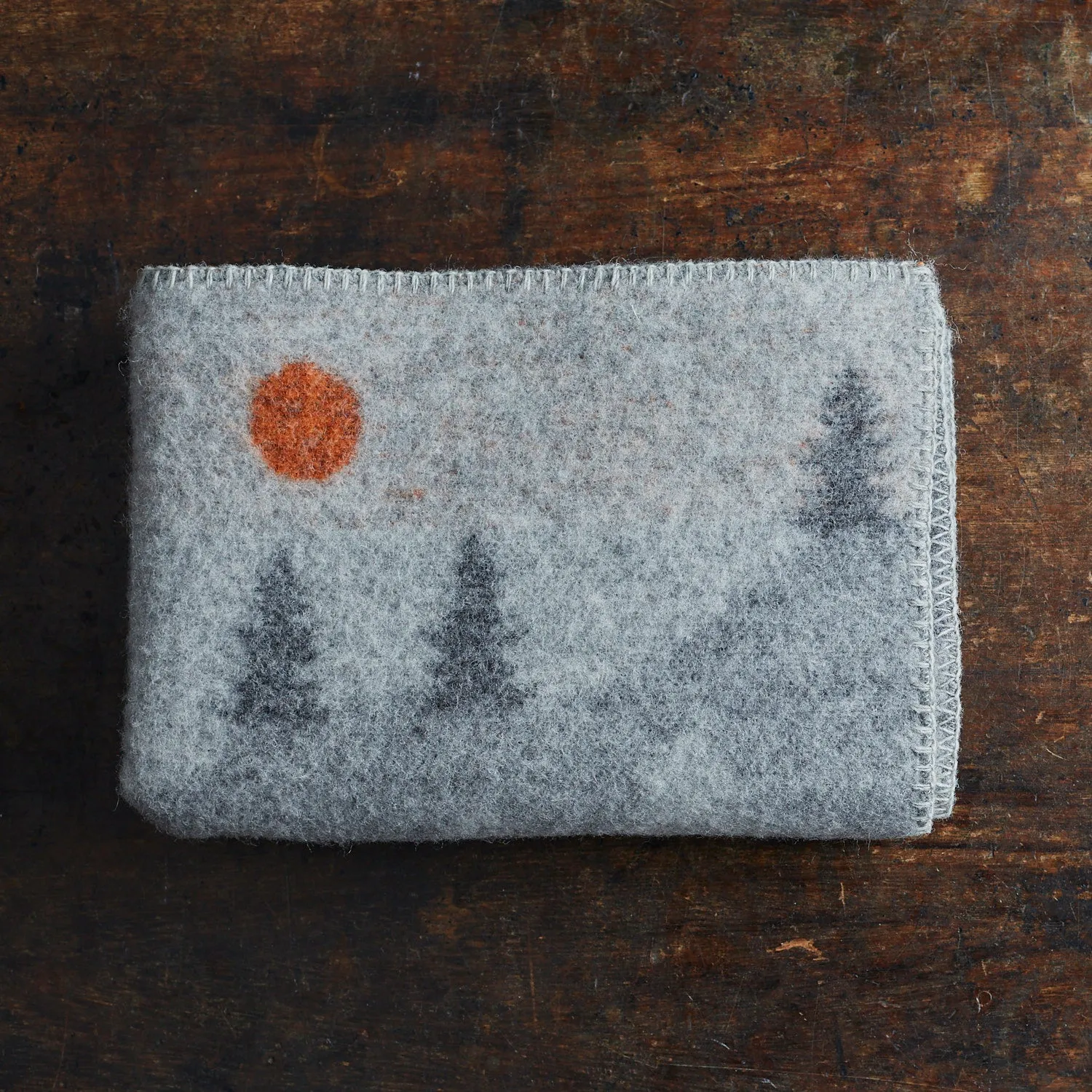 Lambswool Hike Baby Blanket/Swaddle - Grey