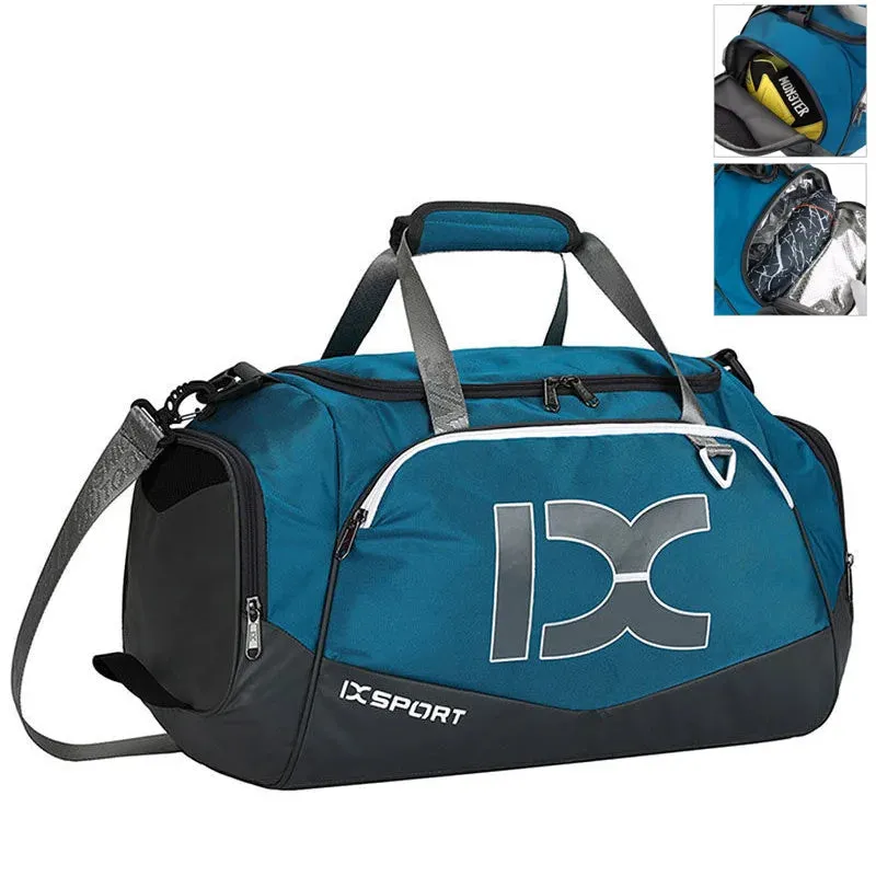 Large 40L Gym & Travel Bag: Wet/Dry Storage for Fitness & More