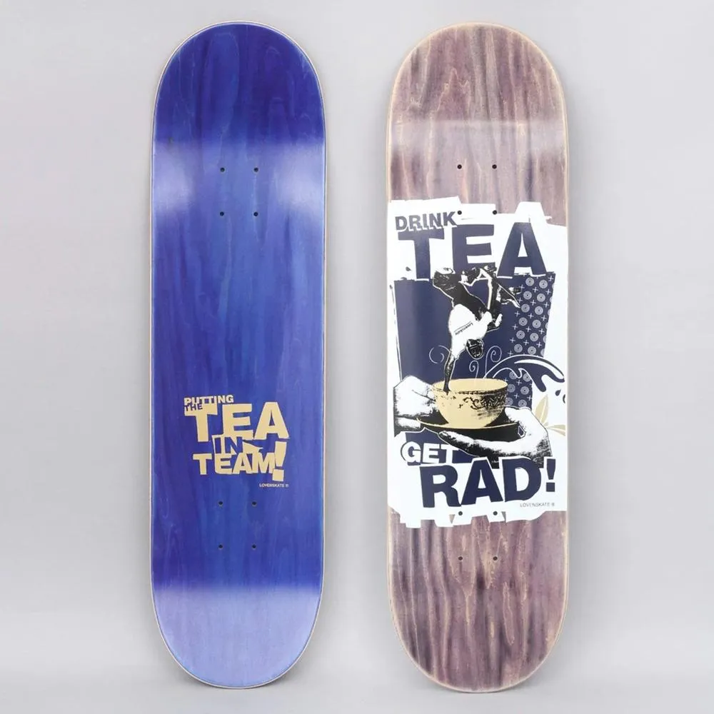 LovenSkate Drink Tea Get Rad Pool Shape