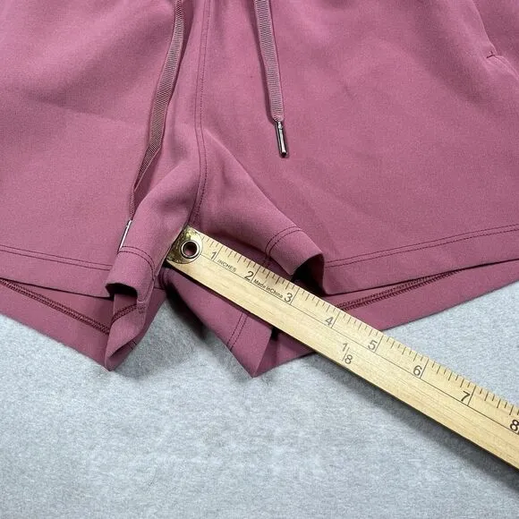 Lululemon Shorts 2 On The Fly Sweat Wicking Quick Dry Pockets Elastic Waist 2in