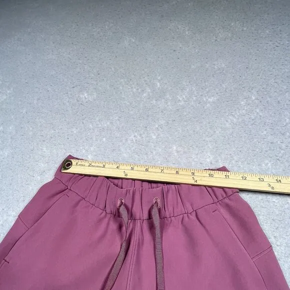 Lululemon Shorts 2 On The Fly Sweat Wicking Quick Dry Pockets Elastic Waist 2in