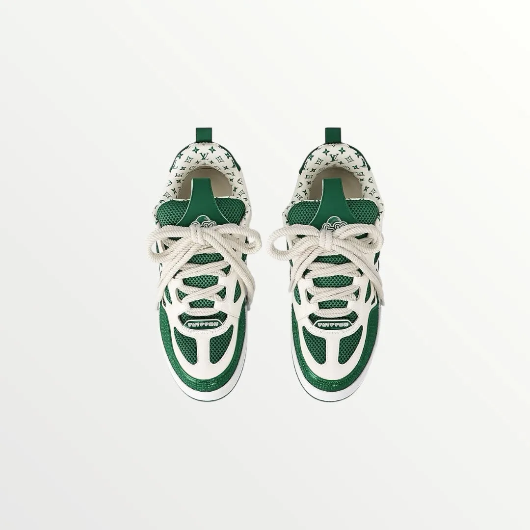 lv skate green sneaker