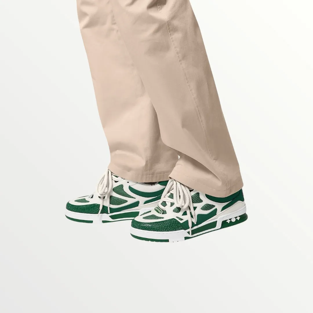 lv skate green sneaker