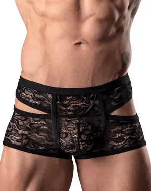 Male Power 126-289 Lucifer Cut Out Short Black