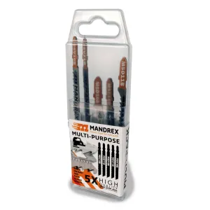 Mandrex MSS10B ULTIMATE SET Jigsaw Blade (5 Pack)