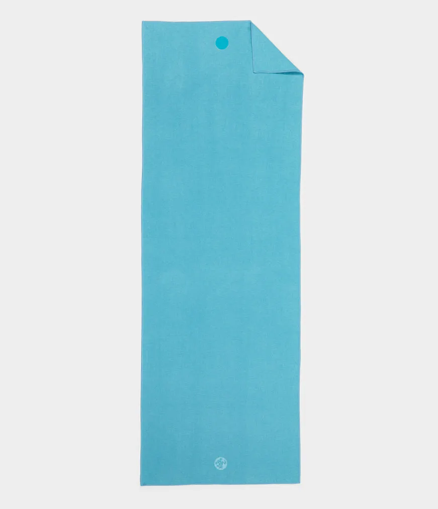 Manduka Yogitoes Plus Repreve Yoga Mat Towel 71'' - Aqua 3.0