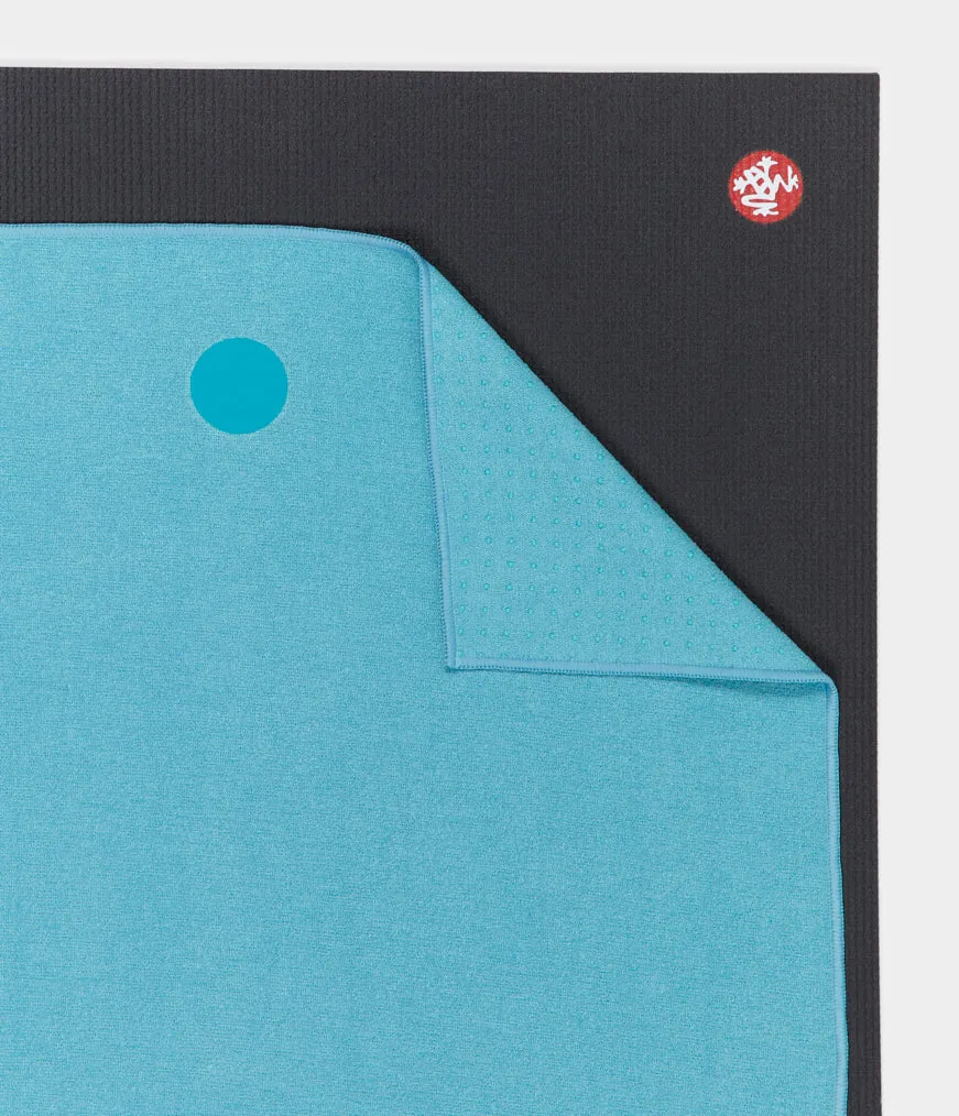Manduka Yogitoes Plus Repreve Yoga Mat Towel 71'' - Aqua 3.0