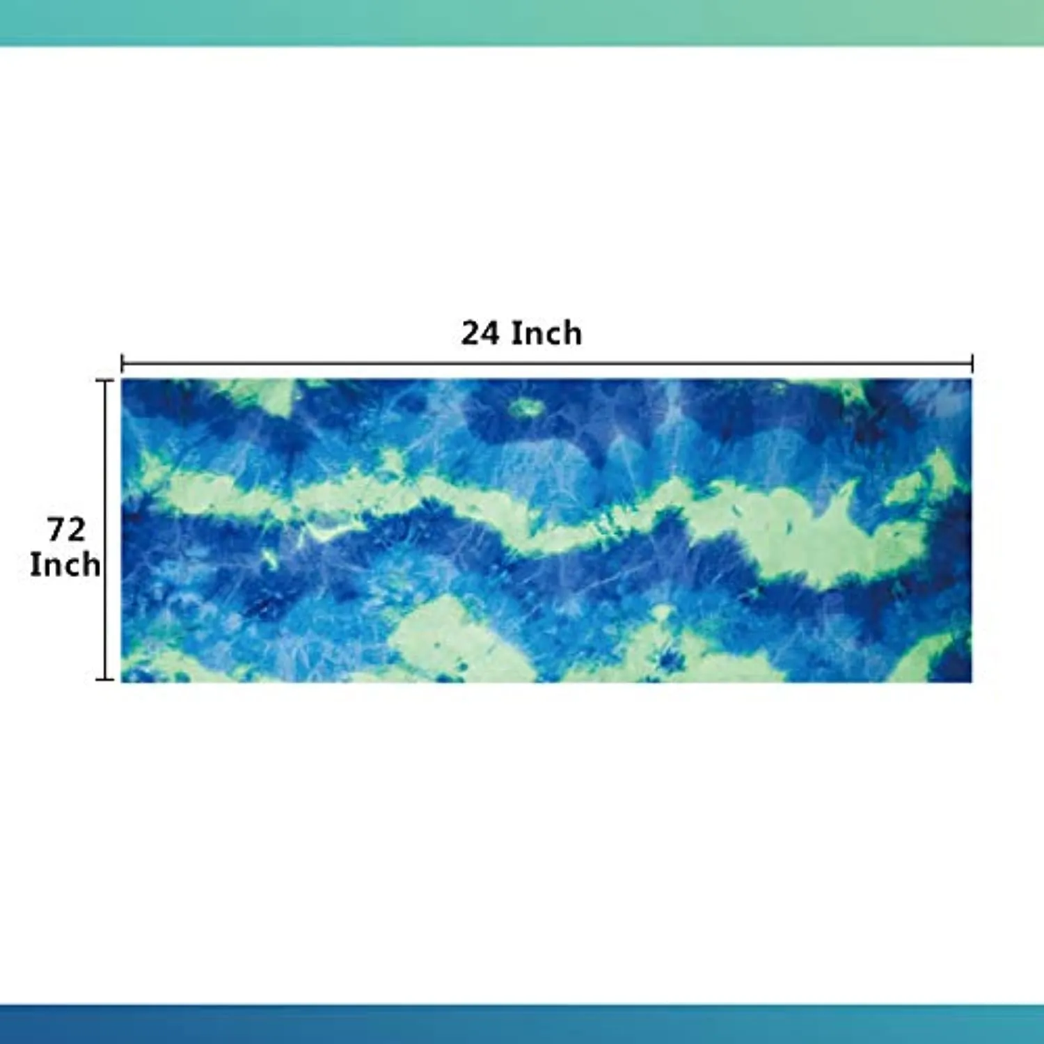Masdery - Toalla de yoga (71.7 x 24.0 in), diseño de gofres antideslizante de textura antideslizante ideal para gimnasio, yoga caliente y pilates de microfibra sin olor con varios colores
