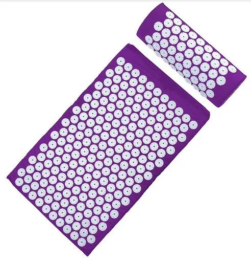Massage Cushion Acupressure Mat Relieve Stress Pain | Acupuncture Spike Yoga Mat with Pillow